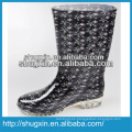 bota 2014 zapatos de lluvia casuales de jalea de moda para mujer